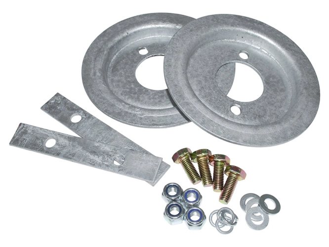 Land Rover Galvanised Rear Spring Seat Fitting Kit DA1215