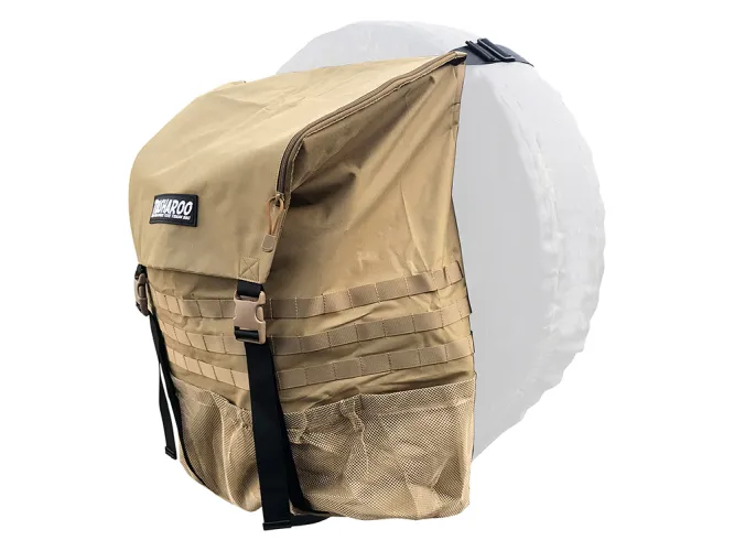 Vehicle Spare Wheel Mounted Trasharoo Bag Beige DA1592
