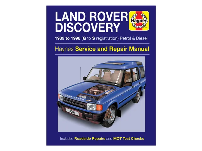 Haynes Workshop Manual Discovery 1 1989-1998 Petrol/Diesel DA3036