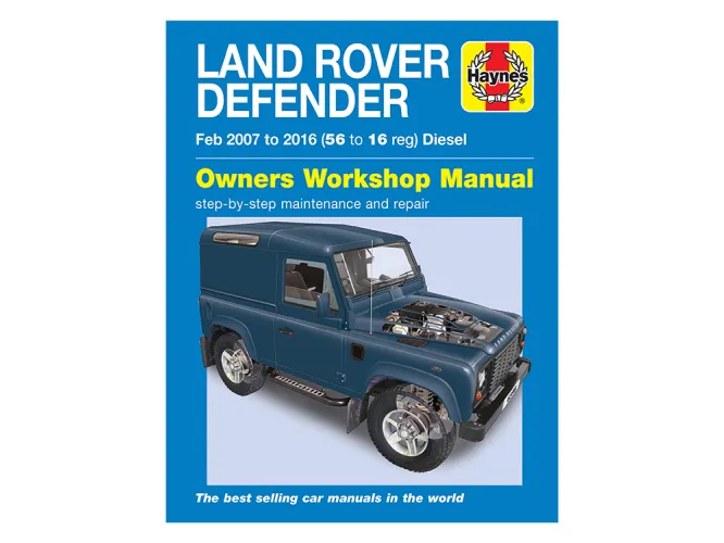 Haynes Workshop Manual Defender 2007-2016 Diesel DA3206