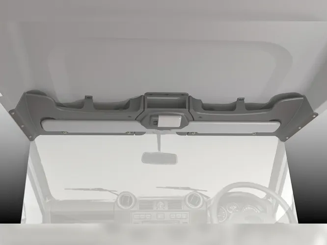 Land Rover Defender Roof Console In Grey DA4629