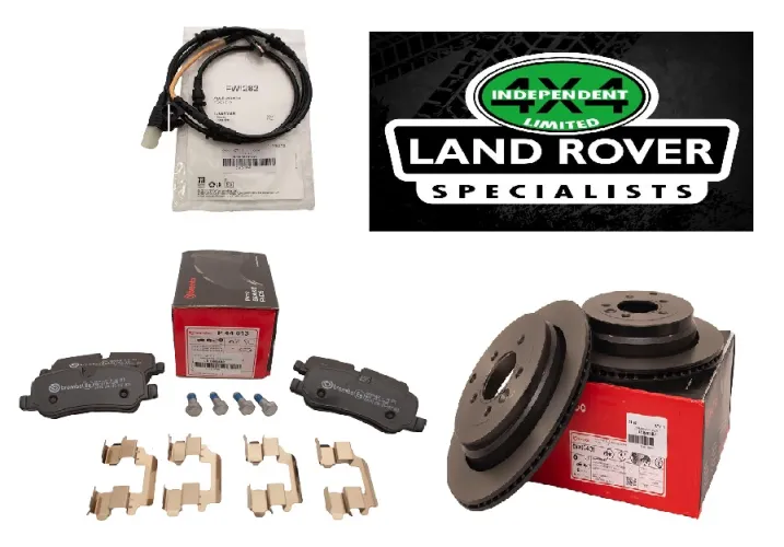 LAND ROVER DISCOVERY 3 2.7 TDV6 REAR BREMBO BRAKE KIT INCLUDING X2 DISCS, BRAKE PADS AND WEAR SENSOR