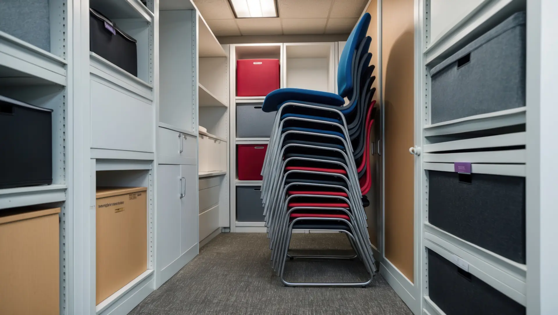 Storing Office Equipment During A Refurbishment Image