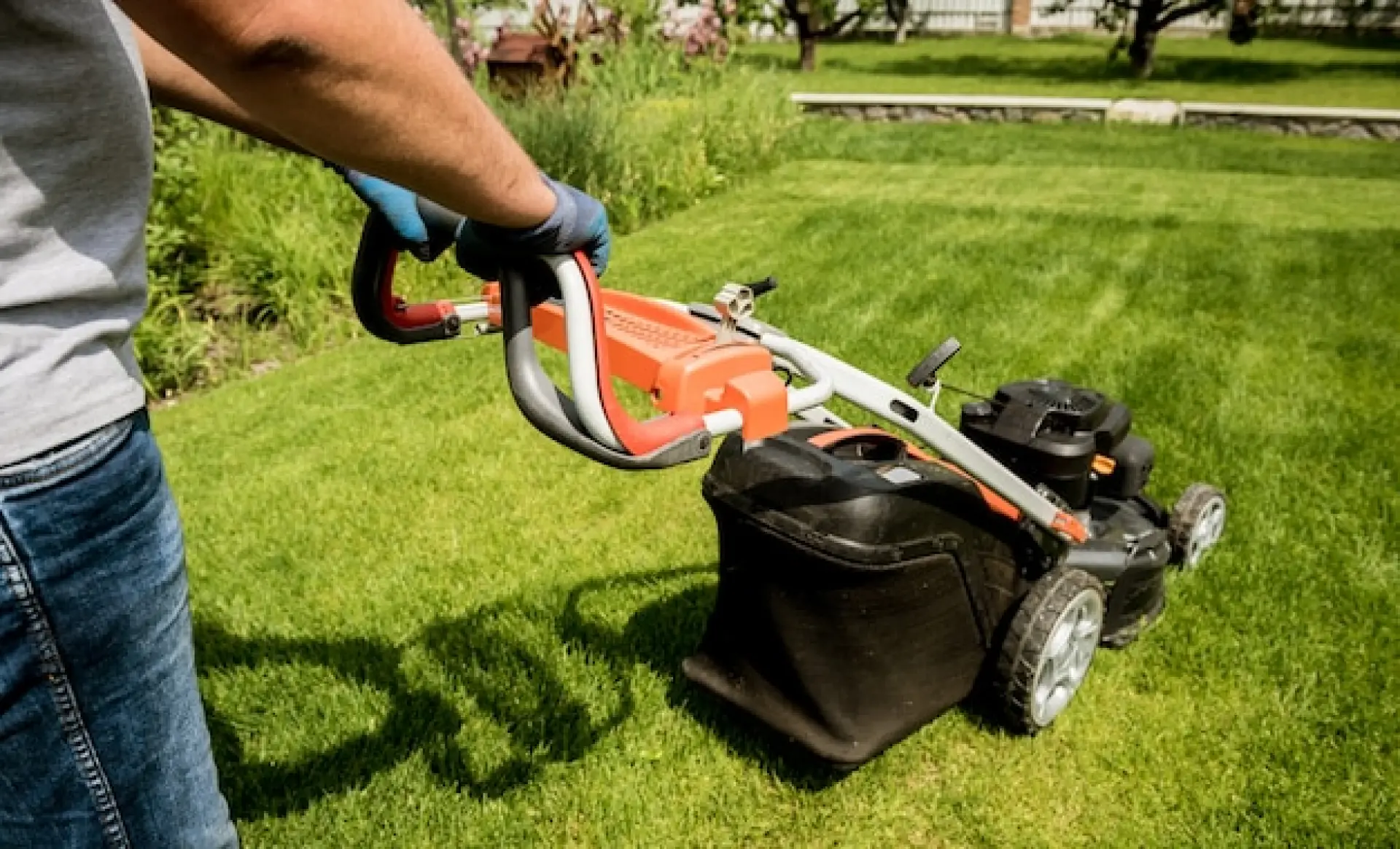 Mowing in Safe Conditions