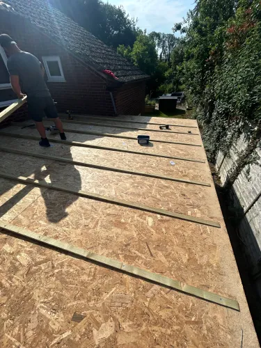 Full roof build and flat roof, facia soffits gutters Northampton (image 8 of 28)
