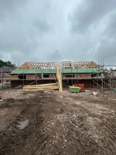 New Spanish slate roof with 7 velux (image 2 of 21)