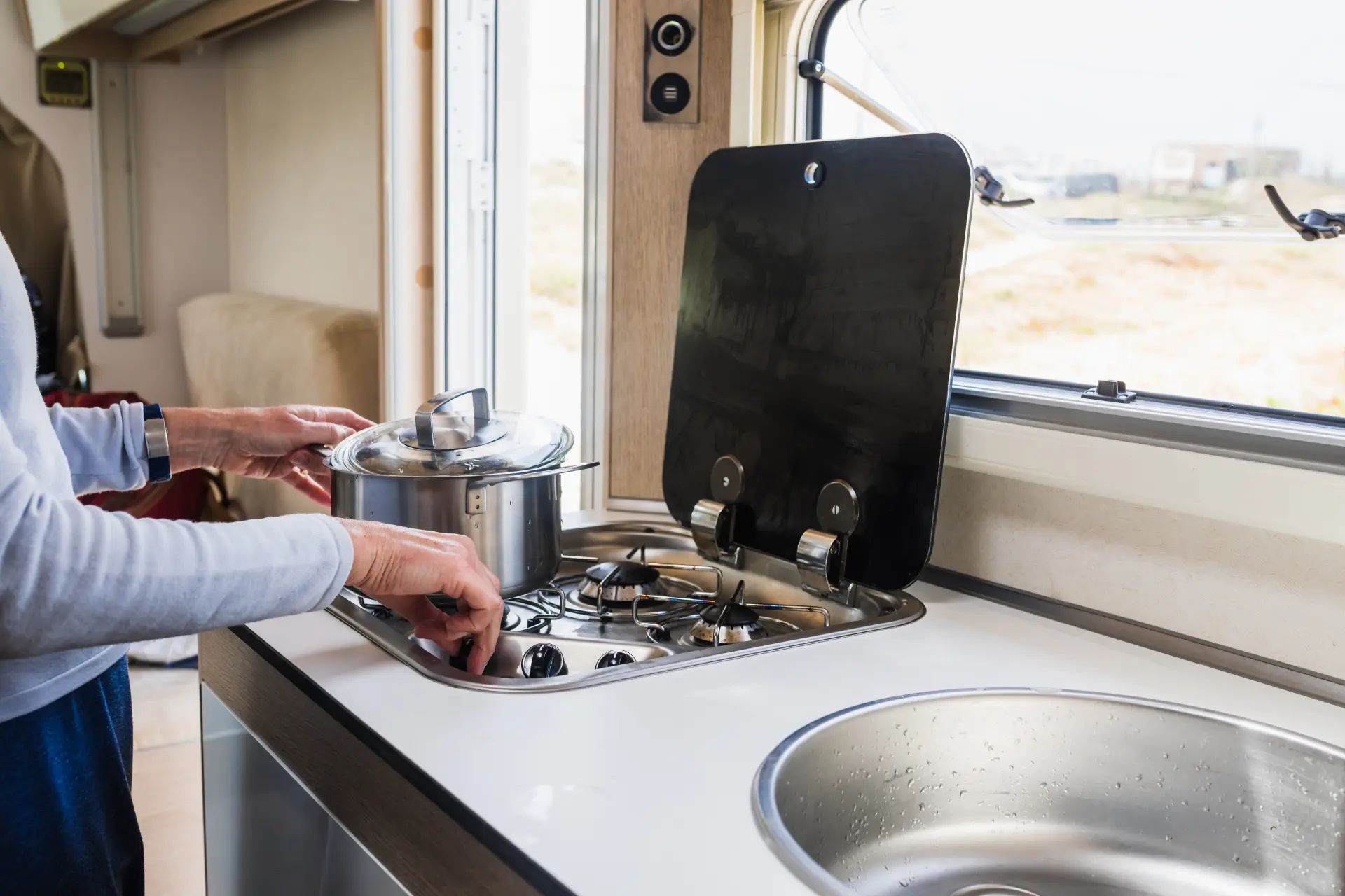Motorhome Kitchen - When Buying a New Motorhome
