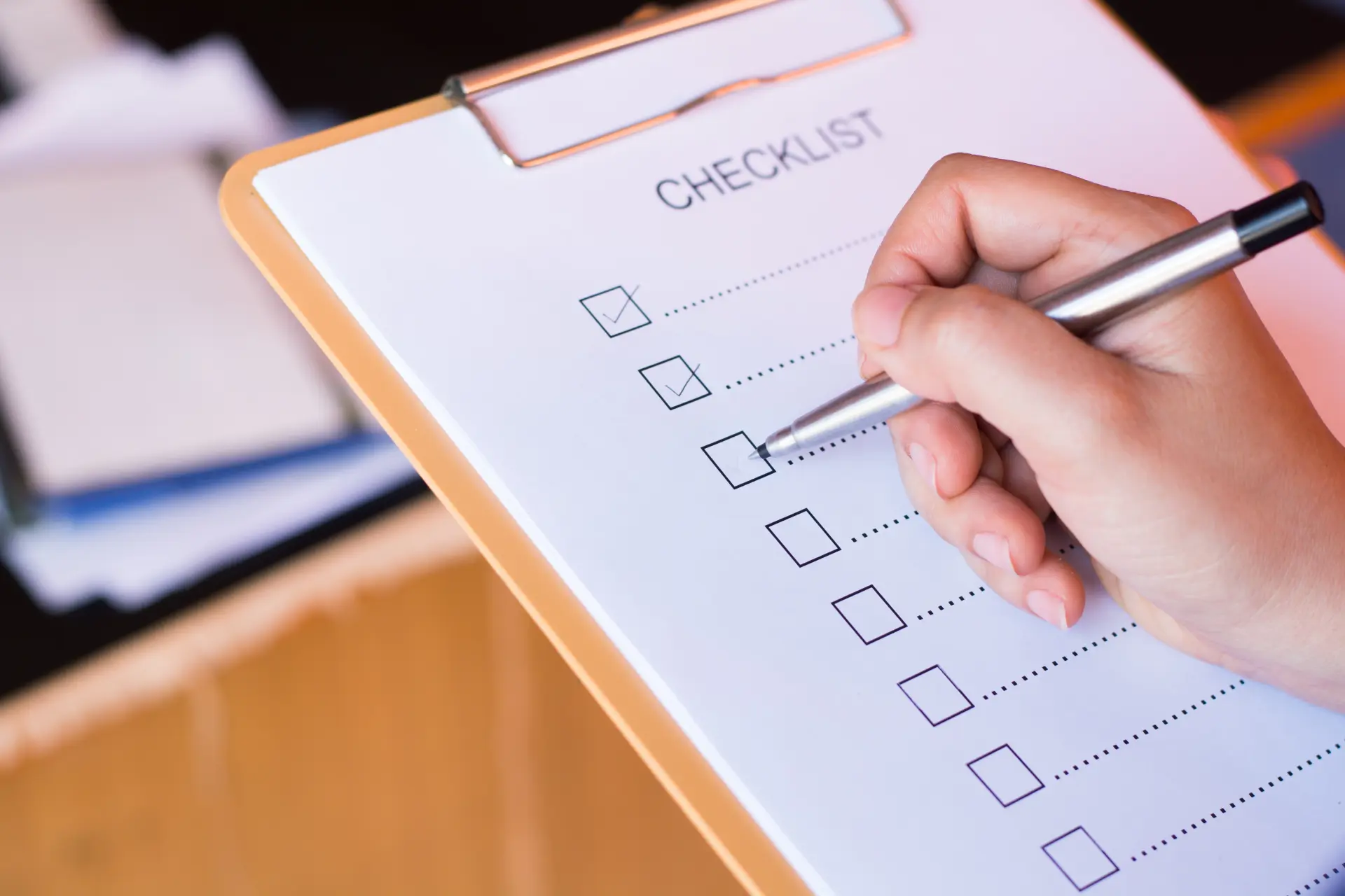 Making an Office Clearance Checklist