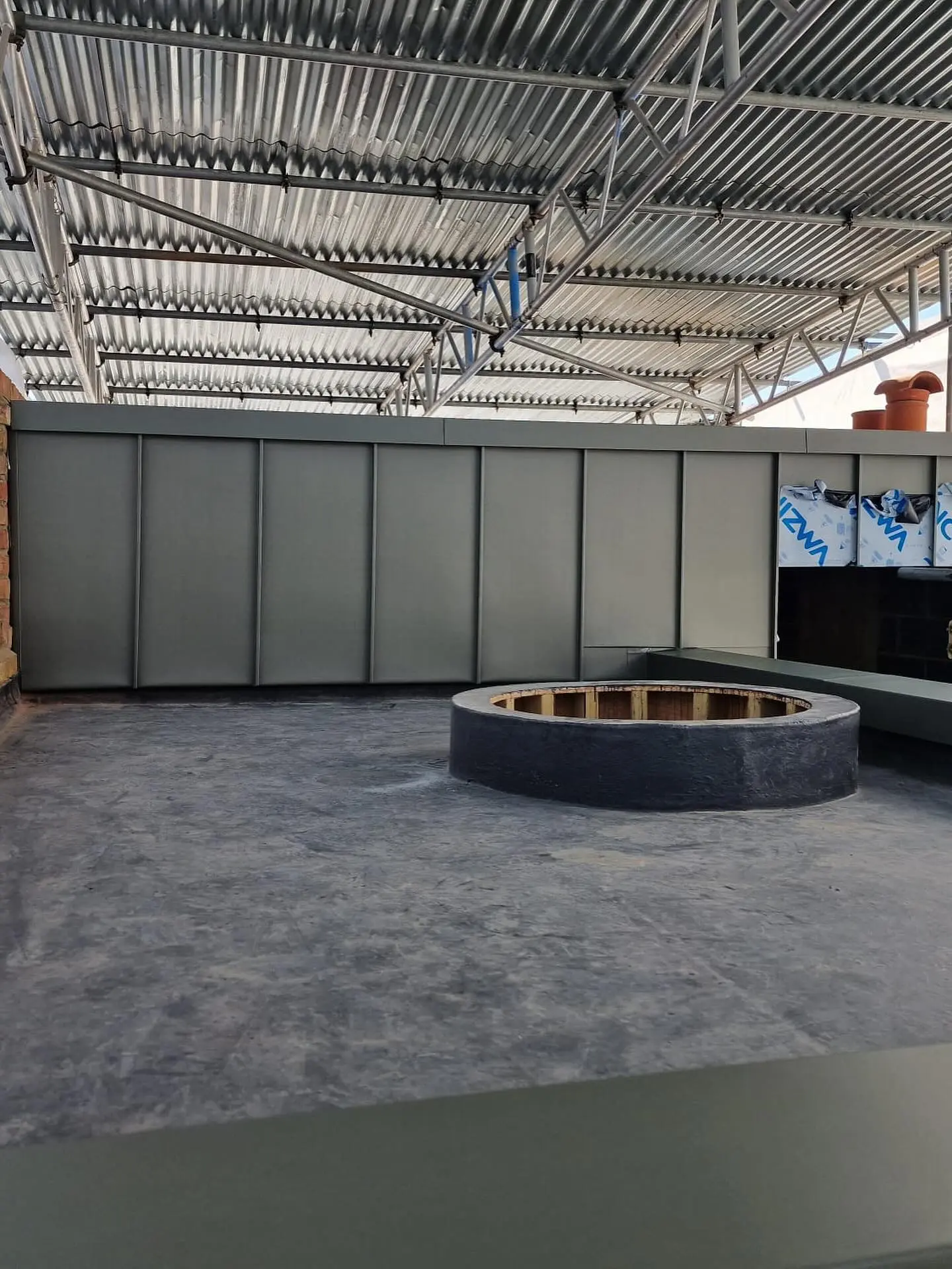 Residential VMZINC Pigmento Green standing seam cladding project, London