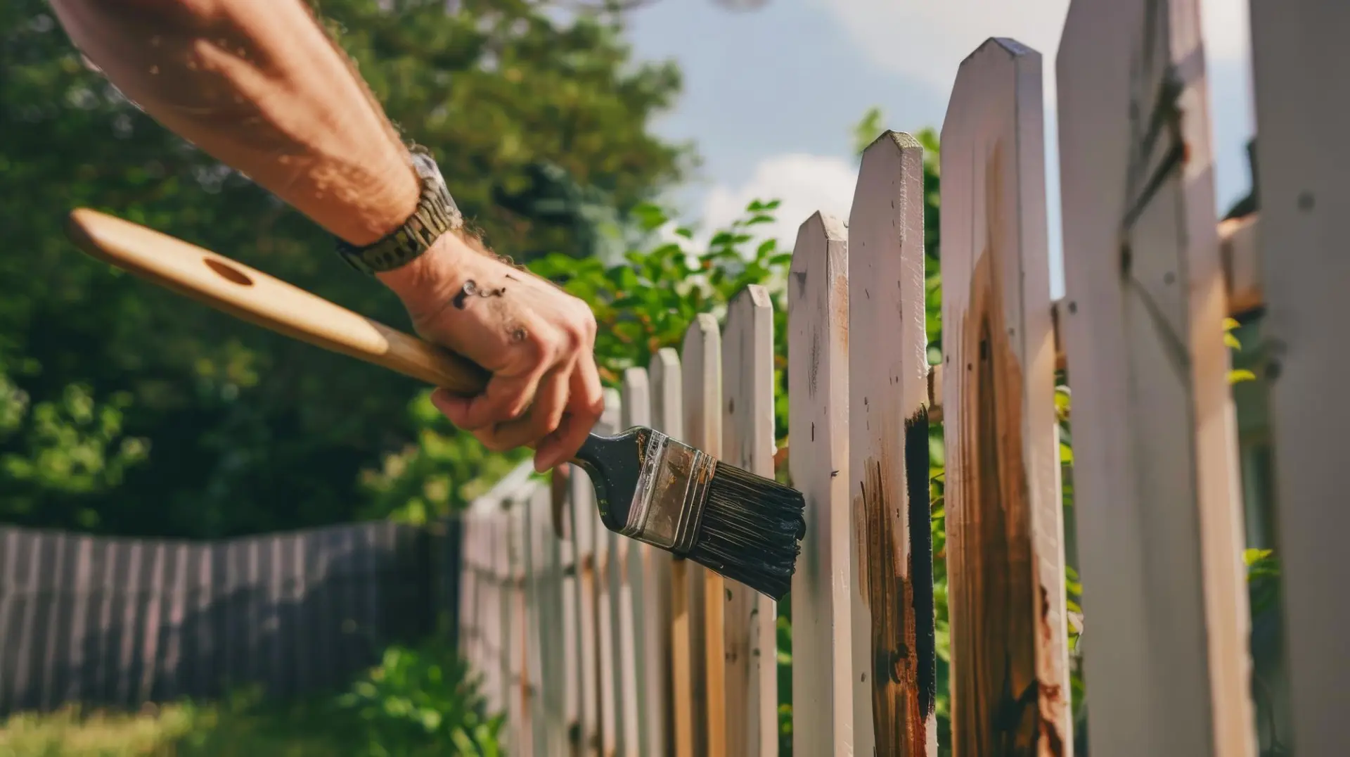 Painting, Cleaning and Maintaining Your Garden Fence