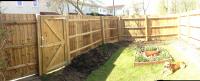 Scandinavian redwood and softwood gate timber