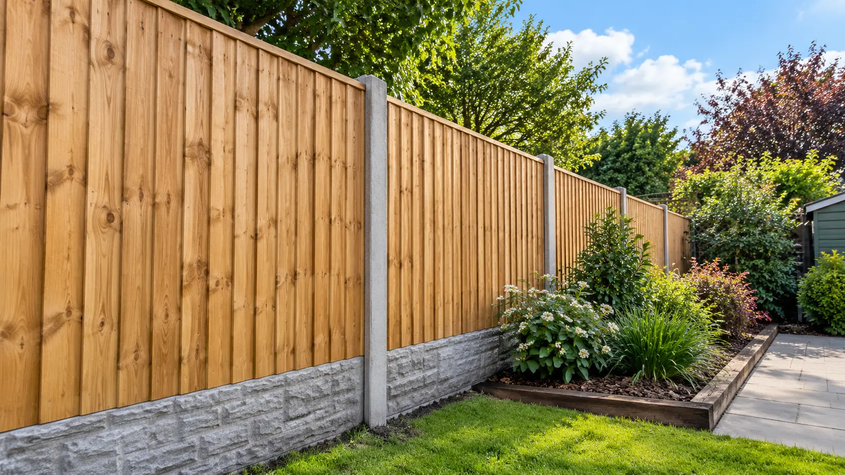 Close Board Fencing for Back Gardens