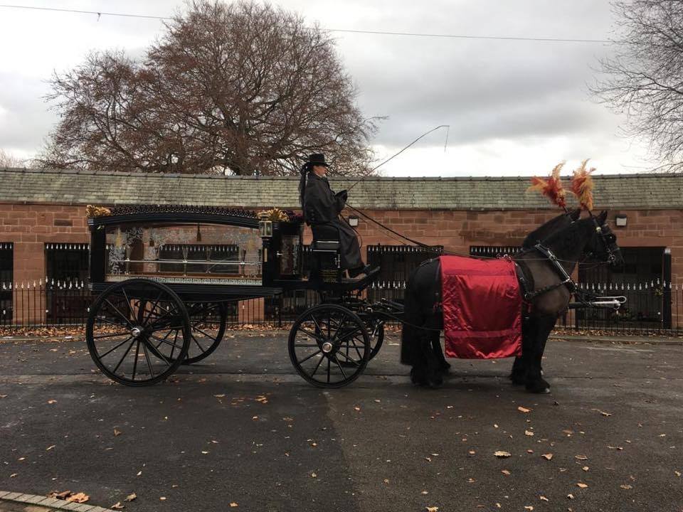 Carriage with Coffin
