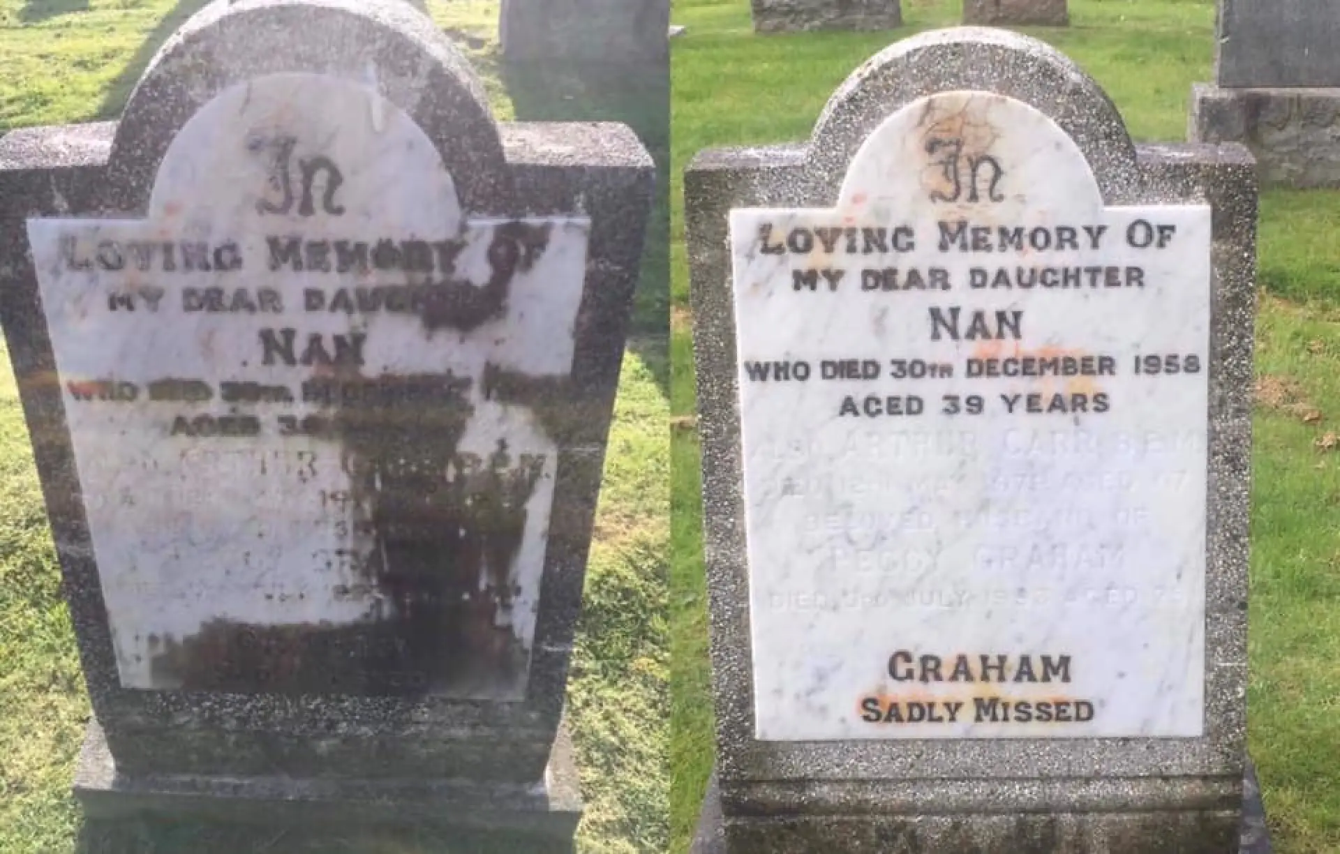 Gravestone Restoration Perth, Crieff, and Blairgowrie