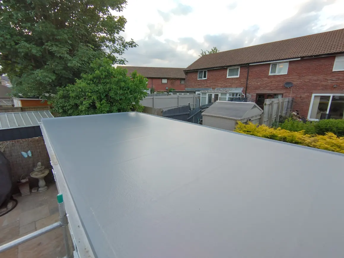New flat roof in Newport.
