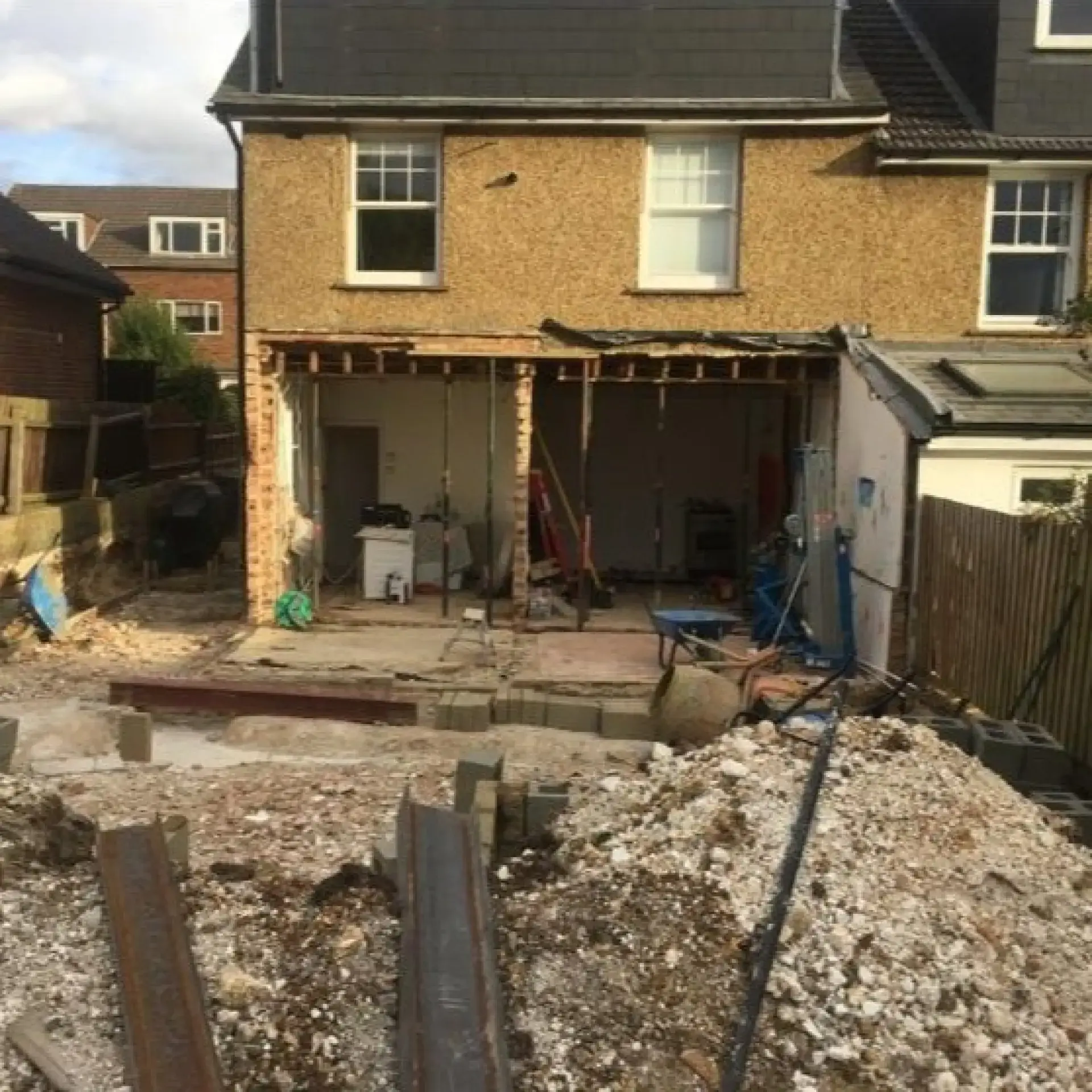 Rear Extension & Structural Alterations before
