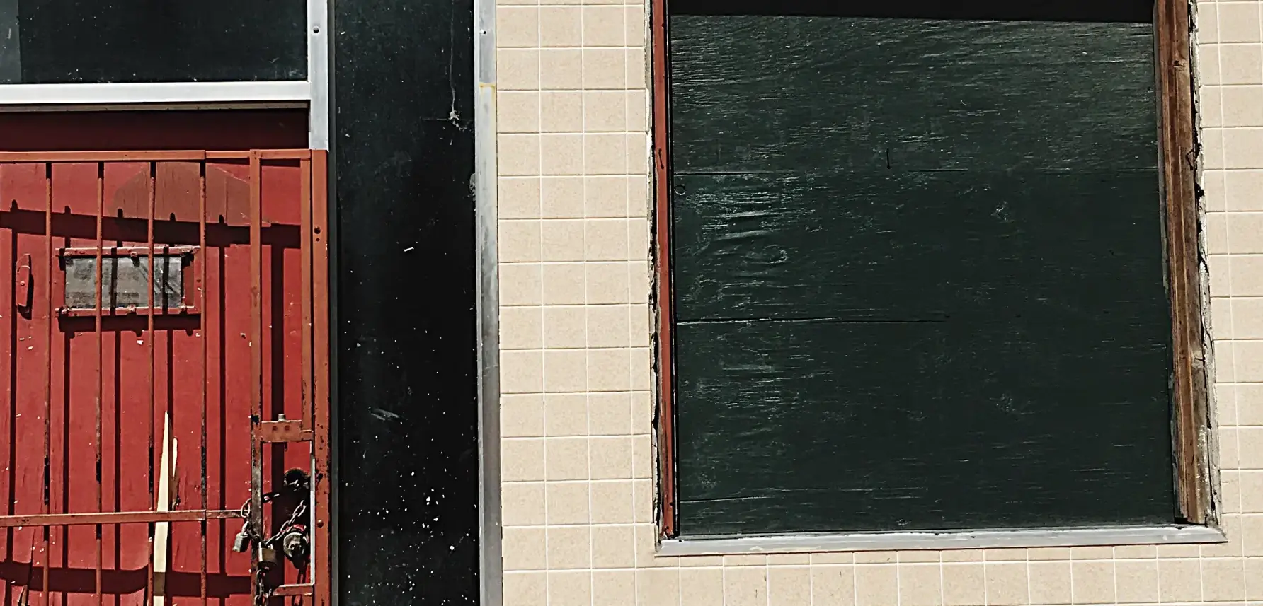 Emergency Window Boarding for a Storm