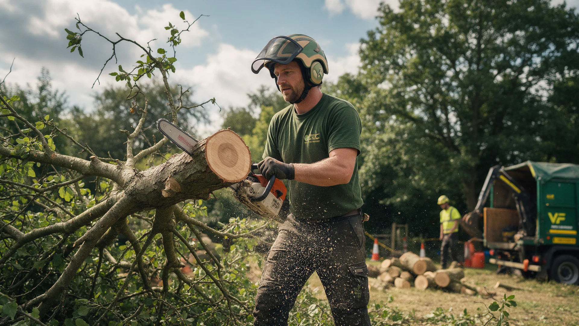 Removing a Tree Near Power Lines