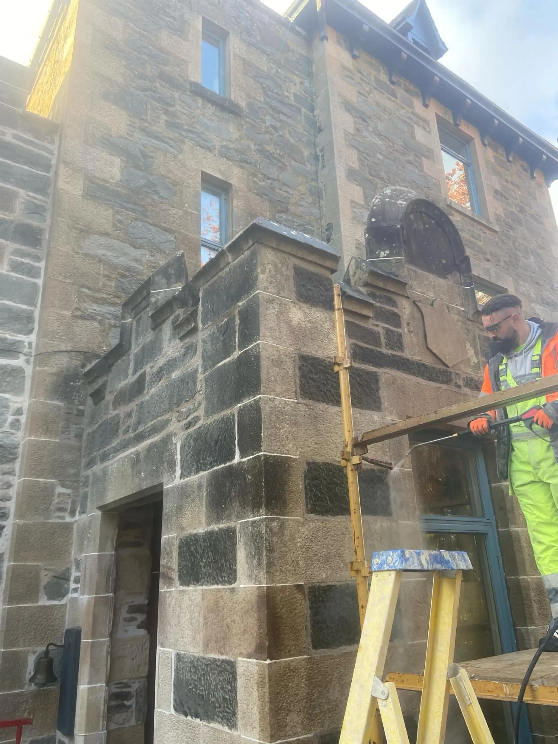 External Stone Cleaners Perth, Scone, Methven