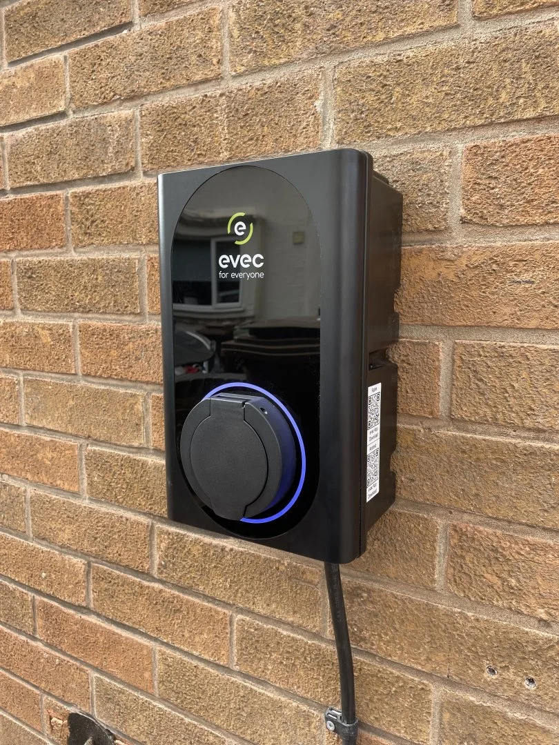 EV charger installation service card