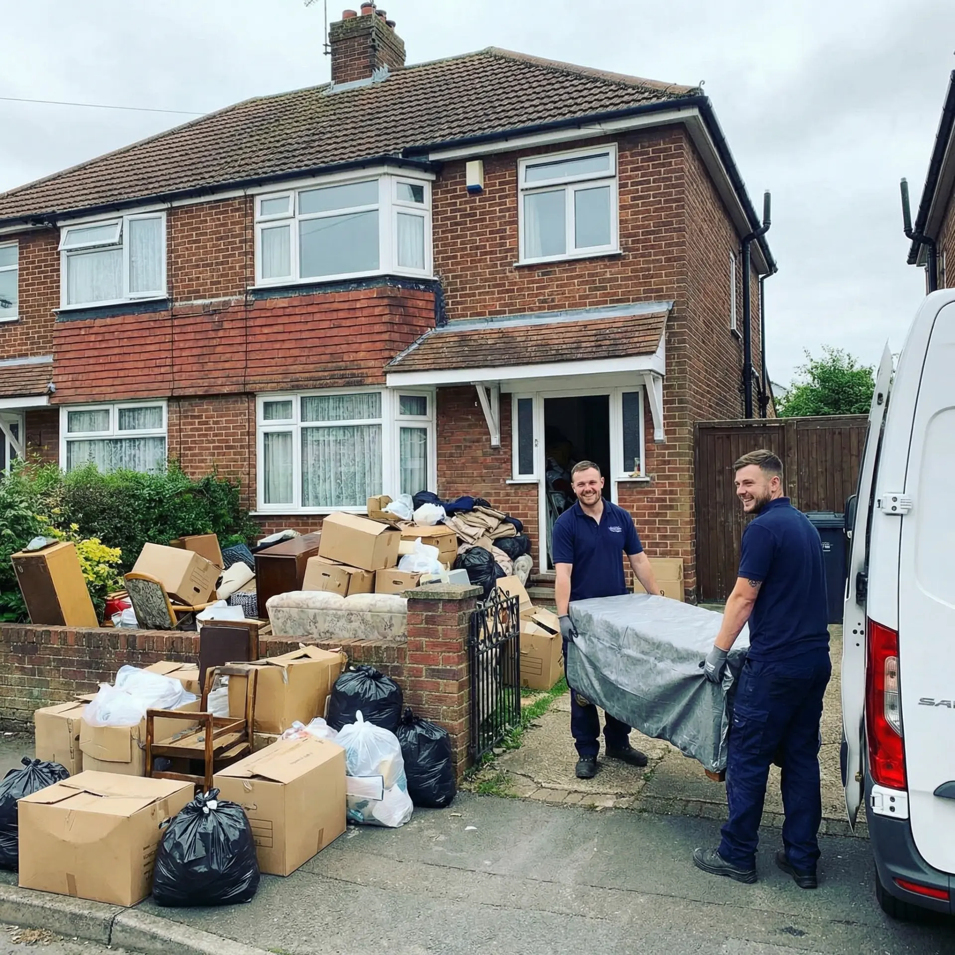 Extreme House Clearance team removing items in Furness, Kendal and Cumbria