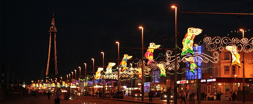 Blackpool Illuminations - Famous Blackpool Landmarks