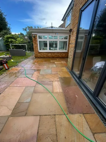 Professional Patio Cleaning Before and After Transformation (image 2 of 4)