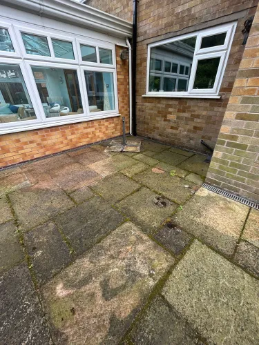Professional Patio Cleaning Before and After Transformation (image 3 of 4)