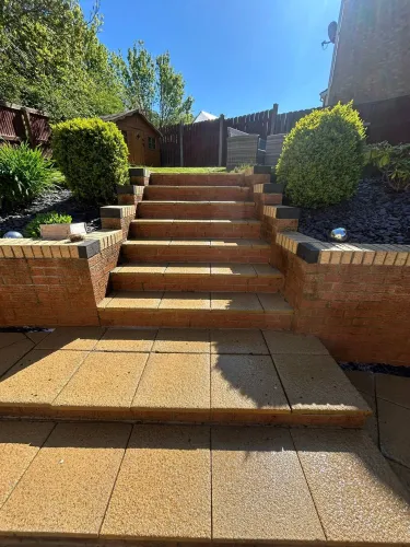 Professional Patio Cleaning and Algae Removal Transformation (image 2 of 8)