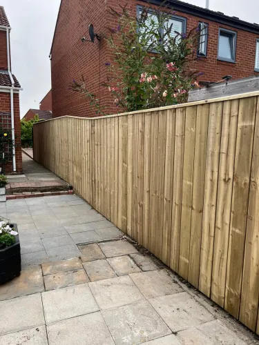 Old Fence Taken Down and New 6ft Fence Fitted