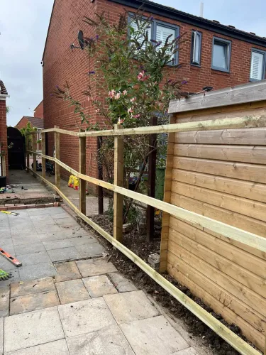 Old Fence Taken Down and New 6ft Fence Fitted (image 2 of 3)