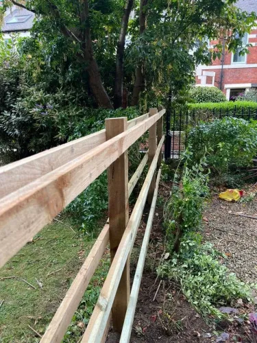 Double Boarded Garden Fencing for Both Sides (image 2 of 5)