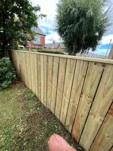 Double Boarded Garden Fencing for Both Sides