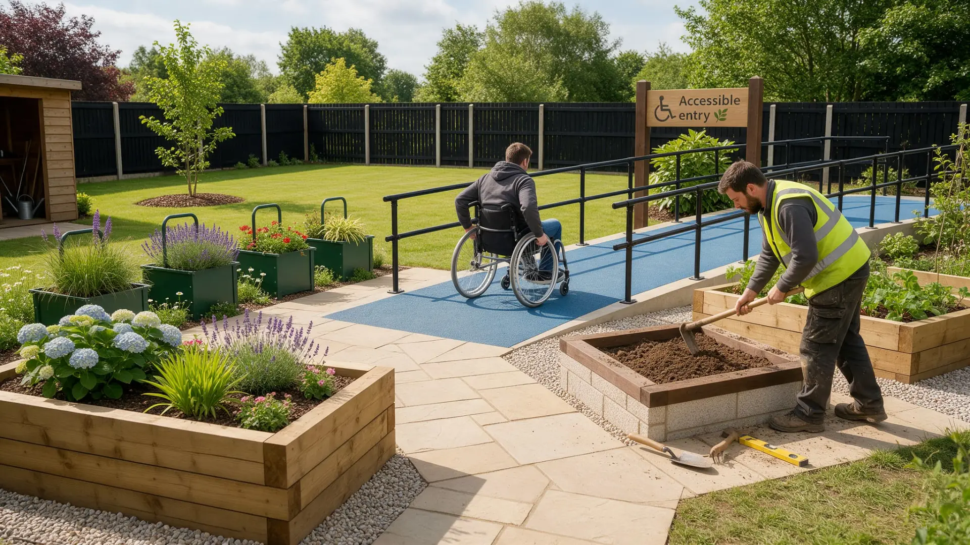 Updating Features for an Accessible Garden Updating Features for an Accessible Garden
