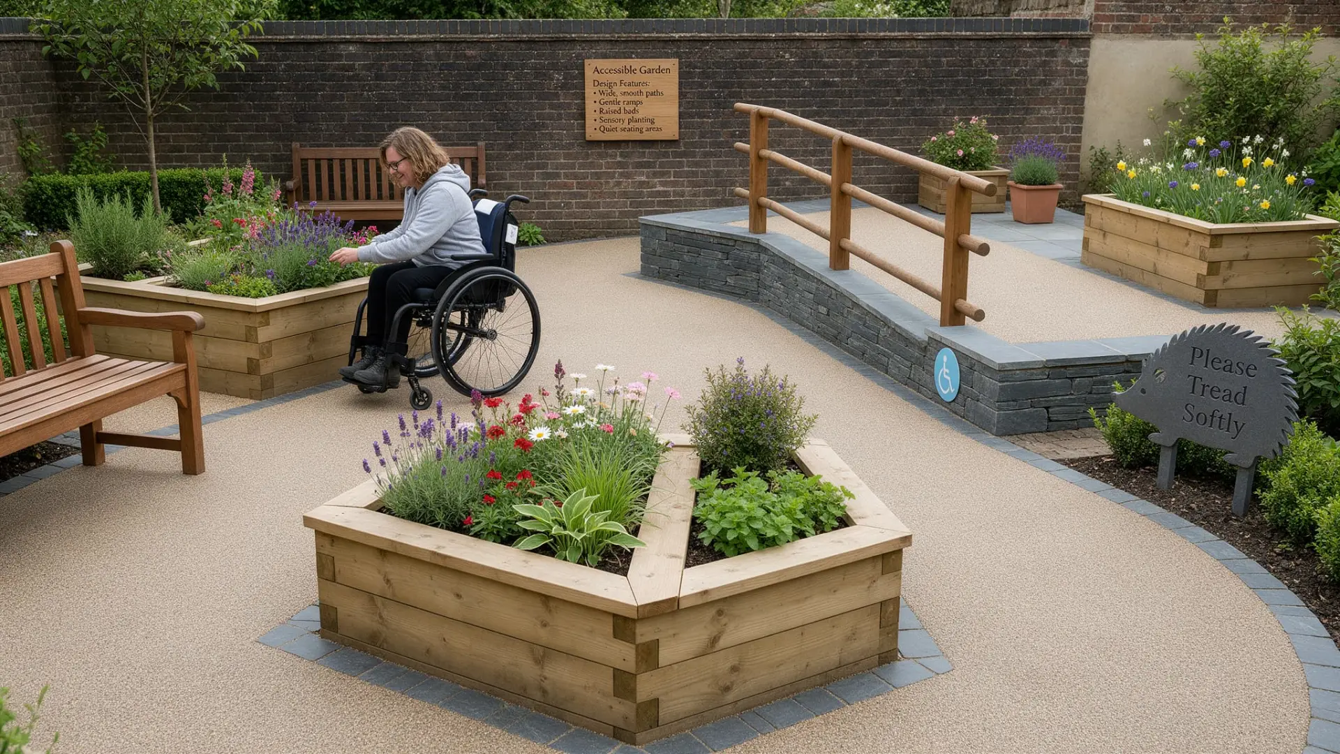 How to Design a Wheelchair-Friendly Garden How to Design a Wheelchair-Friendly Garden