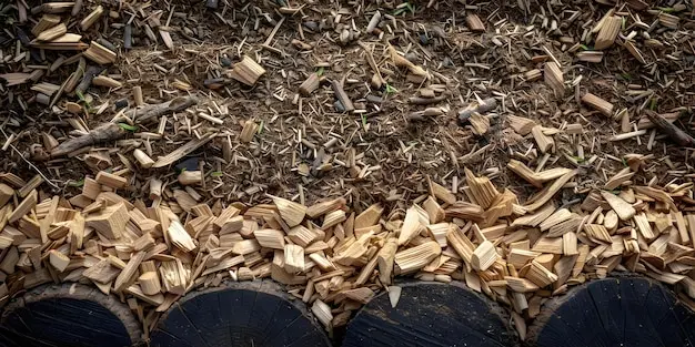 Using Wood Chips for Paths Beds and Borders
