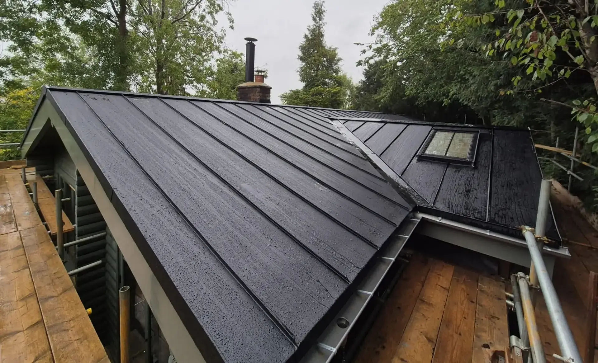 Metal roofing and cladding project