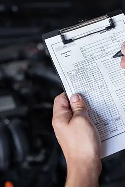 servicing checklist