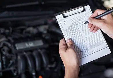 car MOT checklist