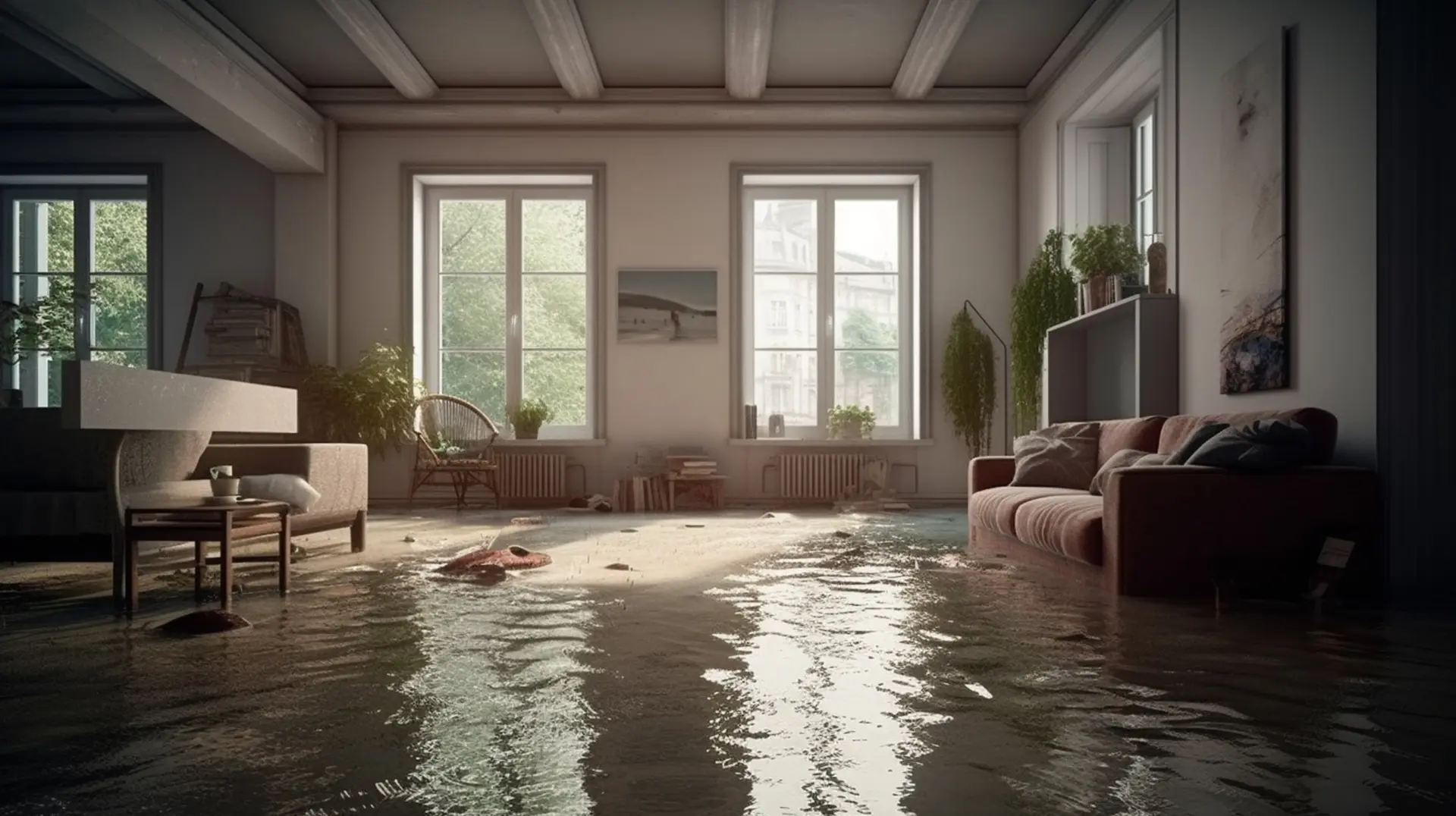 Water Backing Up - Heavy Rain Can Damage Your Drains
