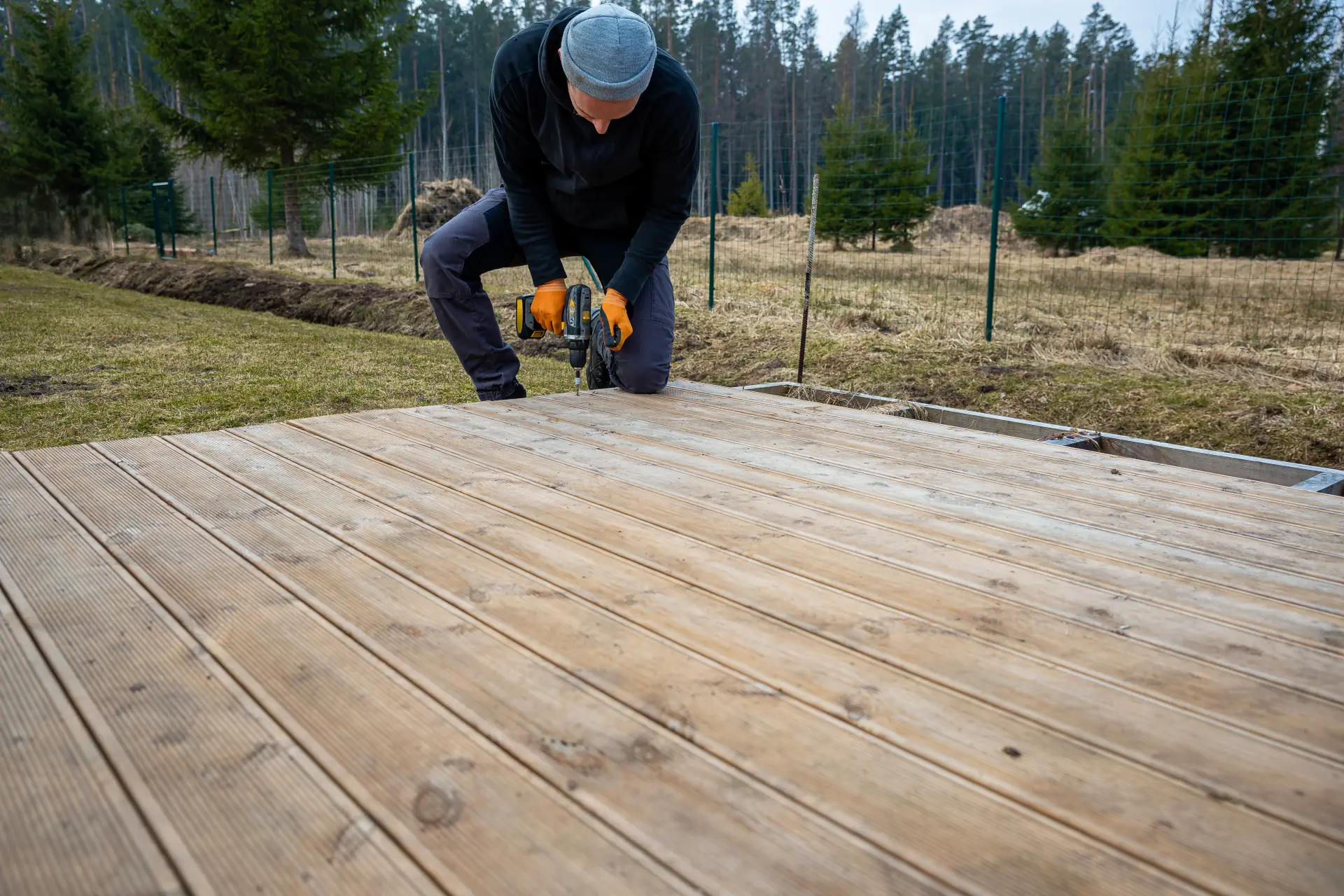 Average Cost of Garden Decking