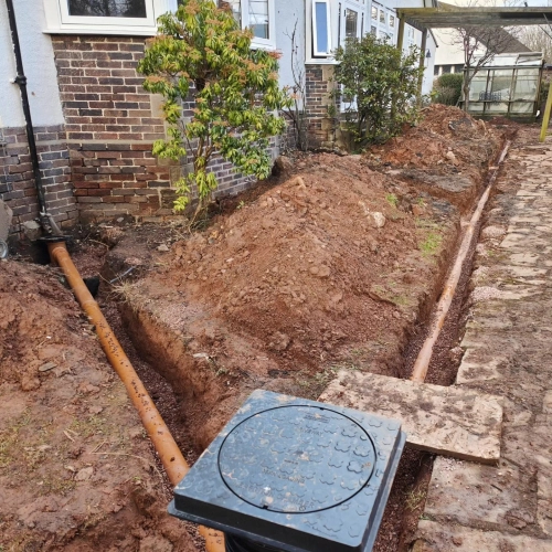 Rainwater Drainage Installation &ndash; February 2025 (image 3 of 5)