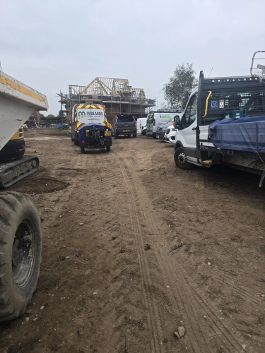 Site clean and structural drain survey