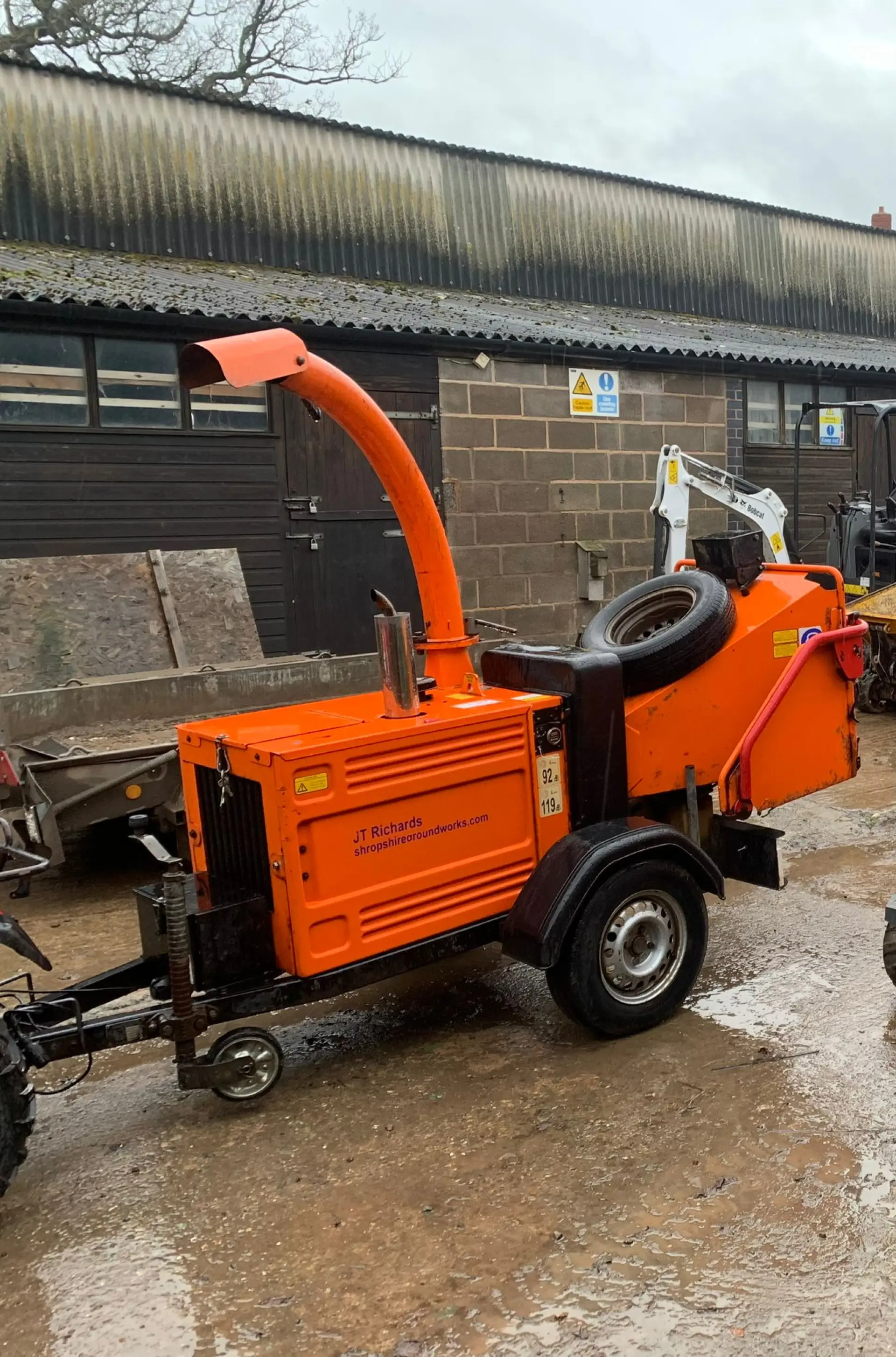 Towable Wood Chipper Hire