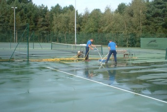 Tennis and Sport Court Jet Washing