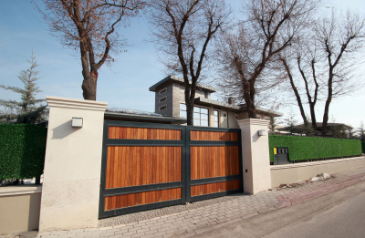 Wooden Electric Gates