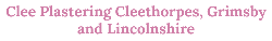 Clee Plastering Logo