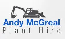 Andy McGreal Plant Hire Logo