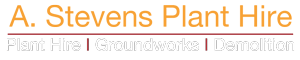 A. Stevens plant hire Logo