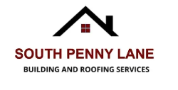 South Penny Lane Building and Roofing Logo